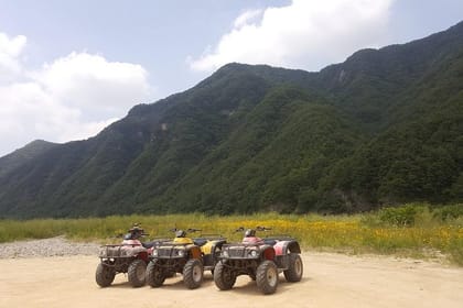 4-Day Tour:Gyeongju UNESCO,Rafting+ATV on Donggang River,Segway or Electric Bike