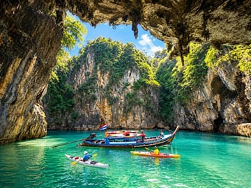 Phang Nga National Park Sea Kayak from Phuket