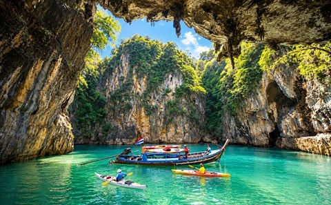 Phang Nga National Park Sea Kayak from Phuket