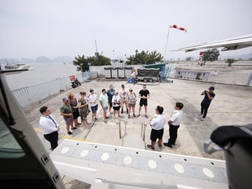Private Charter Flight to Visit Halong Bay by Halong Bay Seaplane