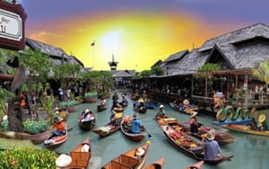 PATTAYA Join Tour Foating Market Pattaya