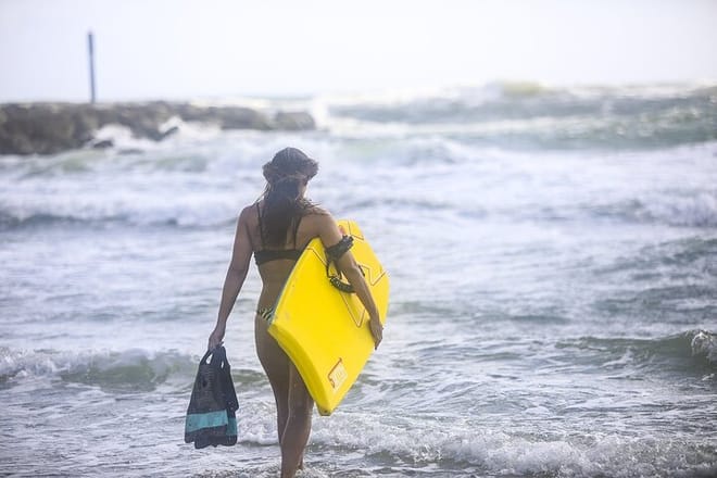 Tel Aviv Beach Boogie Board Rental