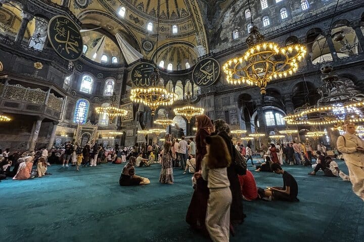 Istanbul Blue Mosque Hagia Sophia Guided Tour with Tickets