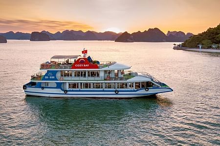 Cozy Bay 5-Star Luxury Day Cruise in Ha Long Bay with Buffet Lunch