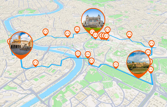 Audio Guided Walking Tour of Rome's Historic Sites