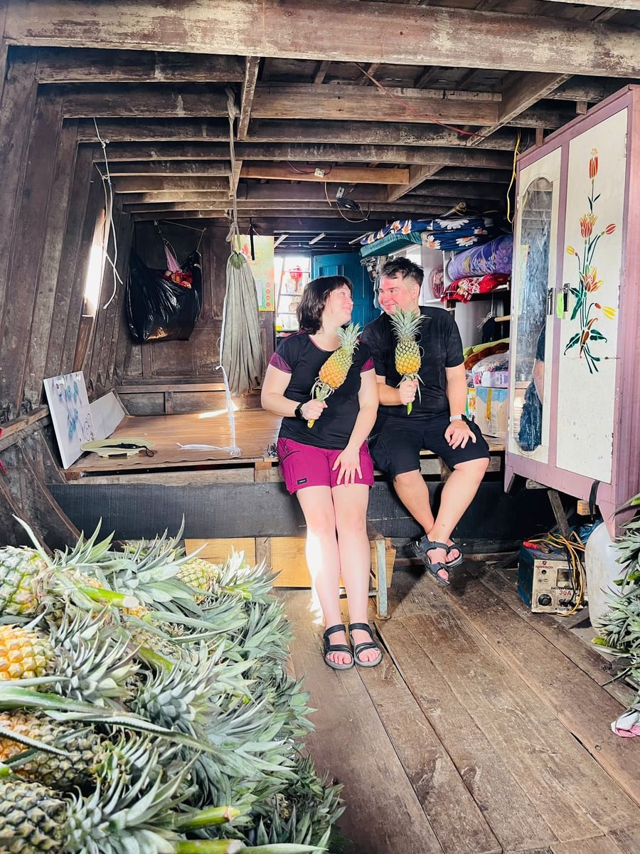 Mekong Romantic Experiences: Nature Reserve Exploration & Floating Market Adventure