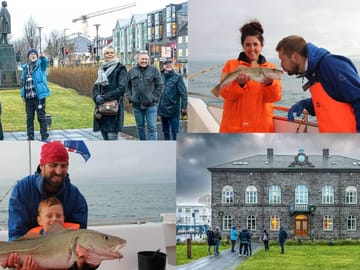 Reykjavik City Walk and Sea Angling Adventure Tour