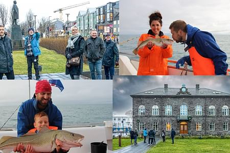 Reykjavik City Walking Tour and Sea Angling Adventure