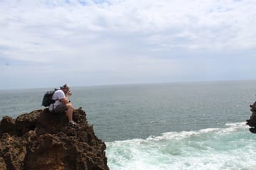 Caving Adventure at Jomblang Cave and Gondola Beach Tour