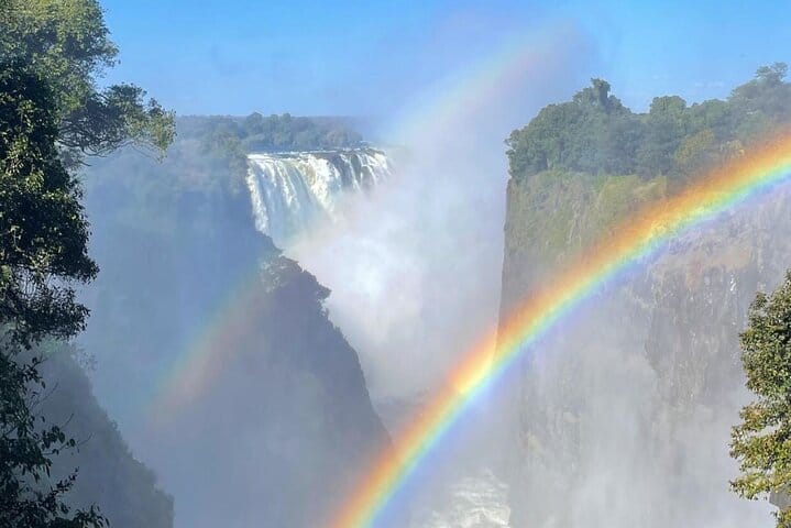 15 minutes scenic helicopter flight above Victoria Falls-Zimbabwe