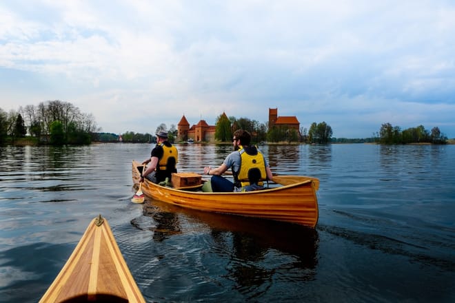 Castle Island - Premium guided canoe tour at Trakai Historical Park, Lithuania