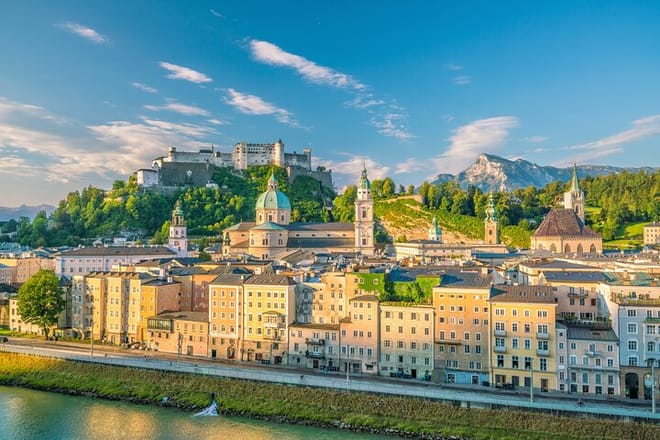 Prague to Salzburg Český Krumlov and City to City Private Tour