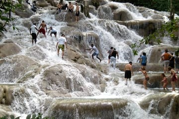 Blue Hole, Secret Falls, and Dunns River Tour from Runaway Bay