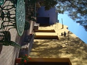 <p>One of the courtyards in La Mansion</p>