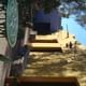 One of the courtyards in La Mansion