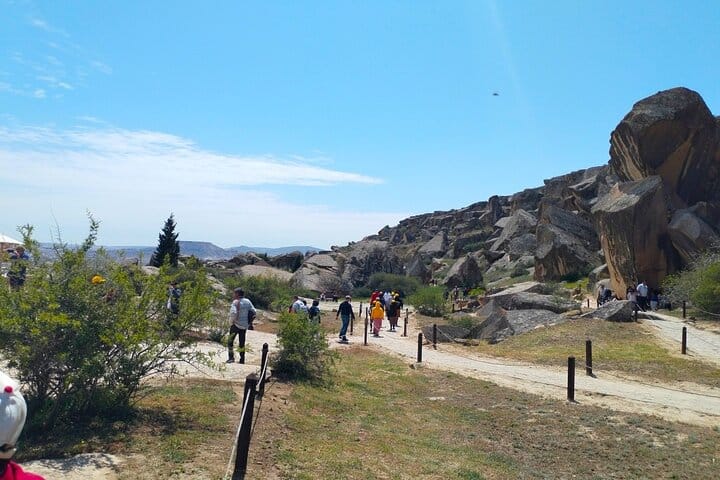 Gobustan tour-Gobustan and mud volcanoes tour-mud volcano tour-Mars planet-Gobustan unesco site-group tour