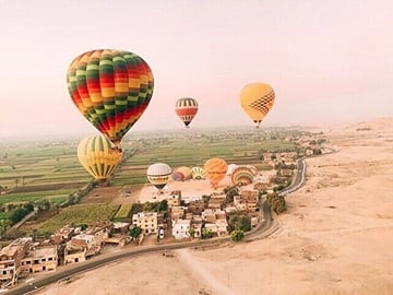 Sunrise Hot Air Balloon Ride Experience in Luxor | Travel To Egypt