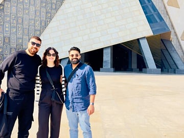 Half Day New Grand Egyptian Museum with Guide and Ticket
