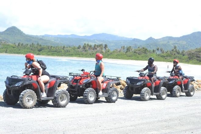 ATV 4 wheel off Road from Amber Cove & Taino bay port silver 5
