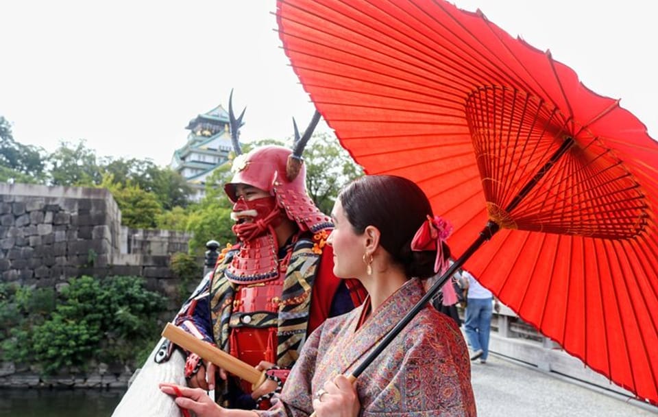 Samurai-specific Osaka Castle Guides Private tours in armor Photo