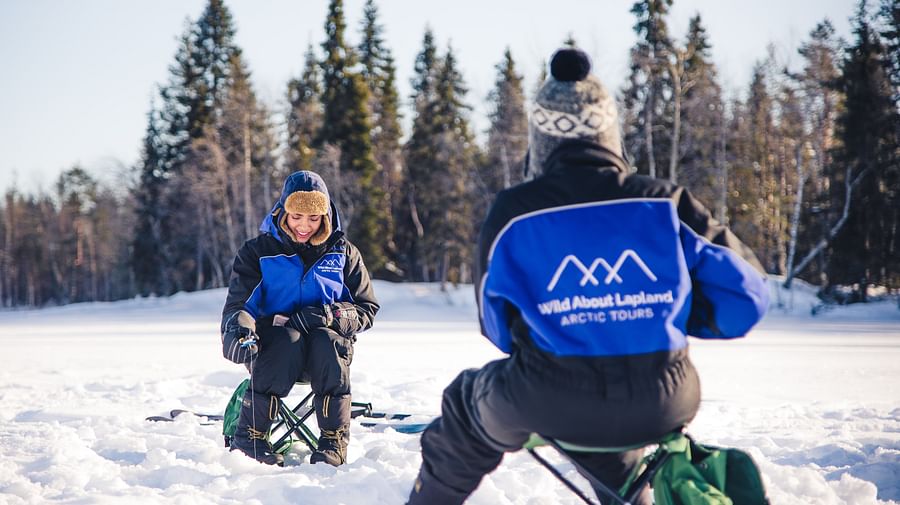 Ice Fishing Trip in Rovaniemi