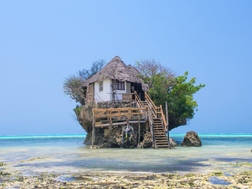 The Rock Restaurant on the ocean