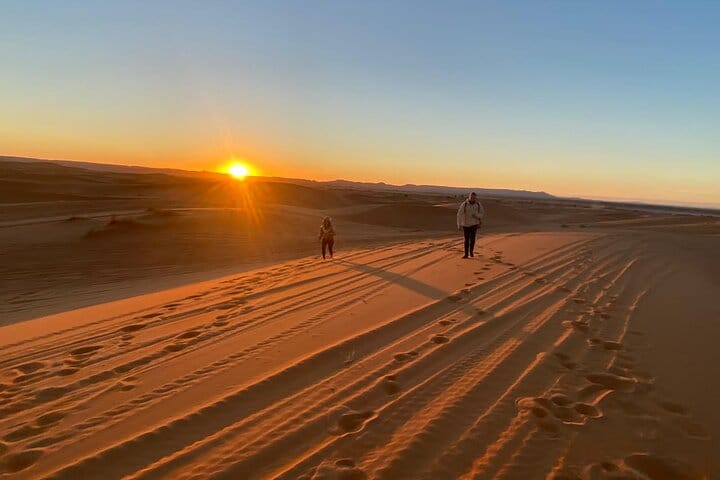 Walking Trip Sunset Into Erg Chebbi Dunes, with Local Guide, No Extra Fee. 10