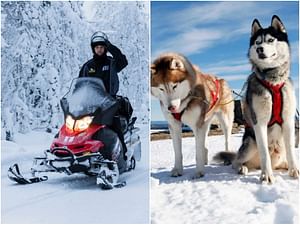 Super-combo: Snowmobile safari and Husky safari 2,5 km, Rovaniemi