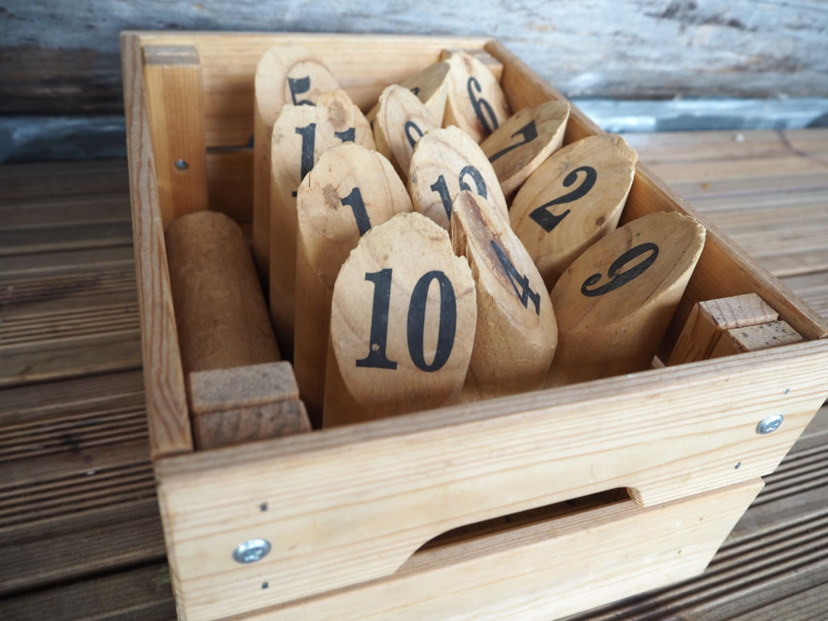 A Finnish outdoor game.