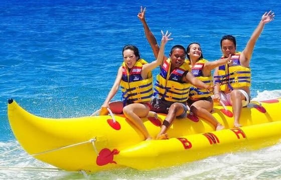 Parasailing, Banana & Sofa Boat & Private transfer in Hurghada