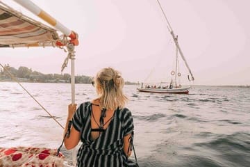 From Luxor : felucca ride and Banana Island