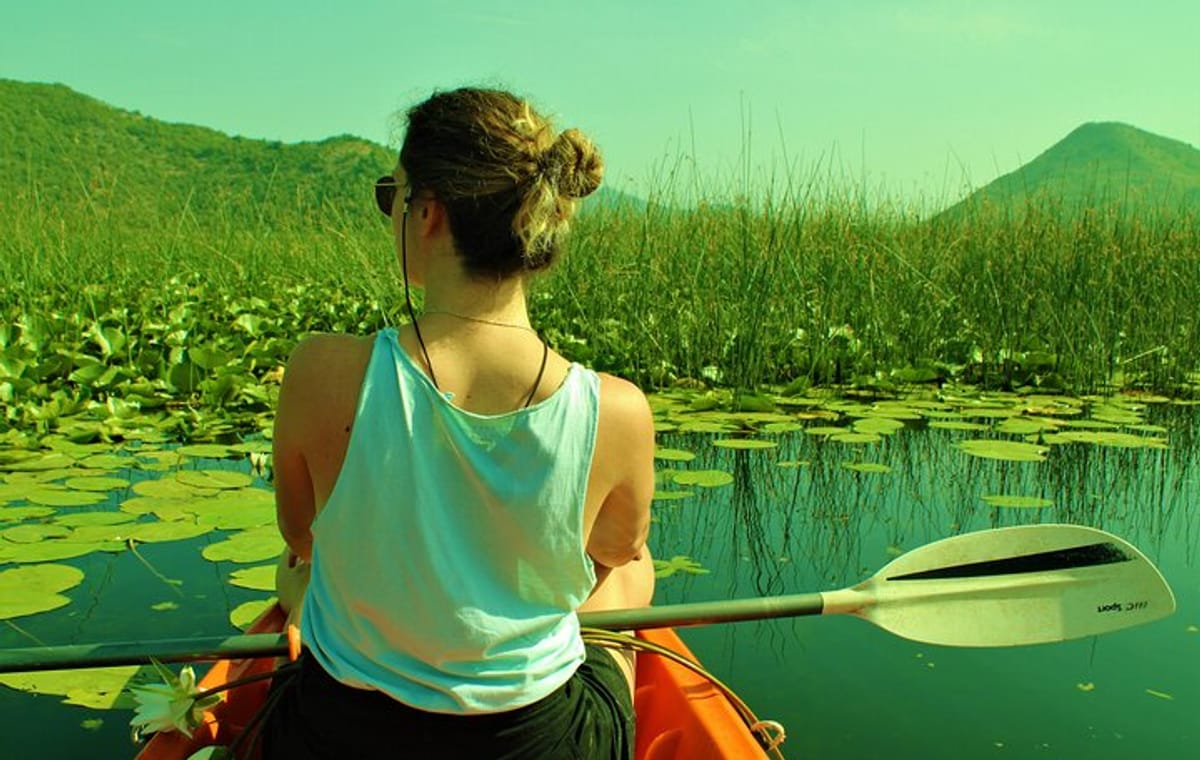 1-hour Kayak Adventure through Skadar Lake from Virpazar