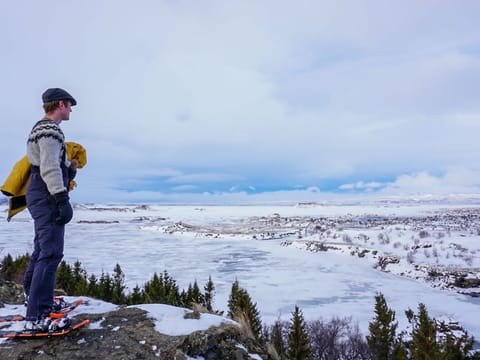 Snowshoe Adventure from Mývatn