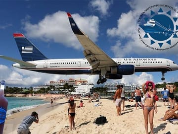 Maho Beach Experience and Plane Spotting in Sint Maarten