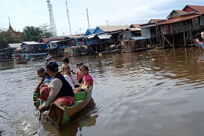 From Siem Reap to Kompong Pluk Village by Tonle Sap Lake