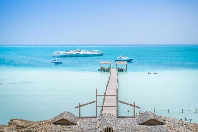 Orange Bay Snorkeling Sea Trip &amp; Water Sports Banana boat &amp; Quadra -Hurghada