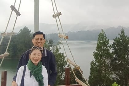 Jakarta Ciwidey White Crater and Patengan Lake from Jakarta