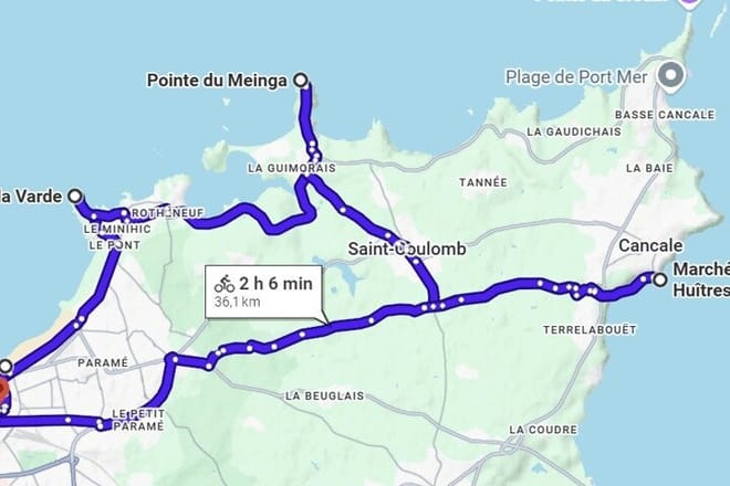 Guided tasting bike ride between Saint-Malo and Cancale 7h