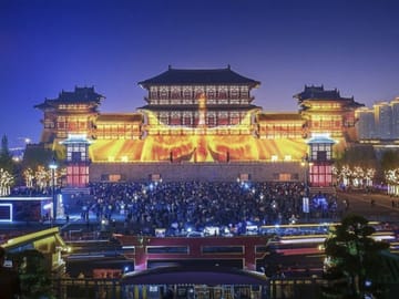 luoyang lijingmen old town walking night tour& local dinner