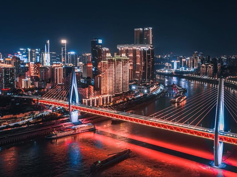 Chongqing Private Car Guided Tour City Walk:Must-sees All in One