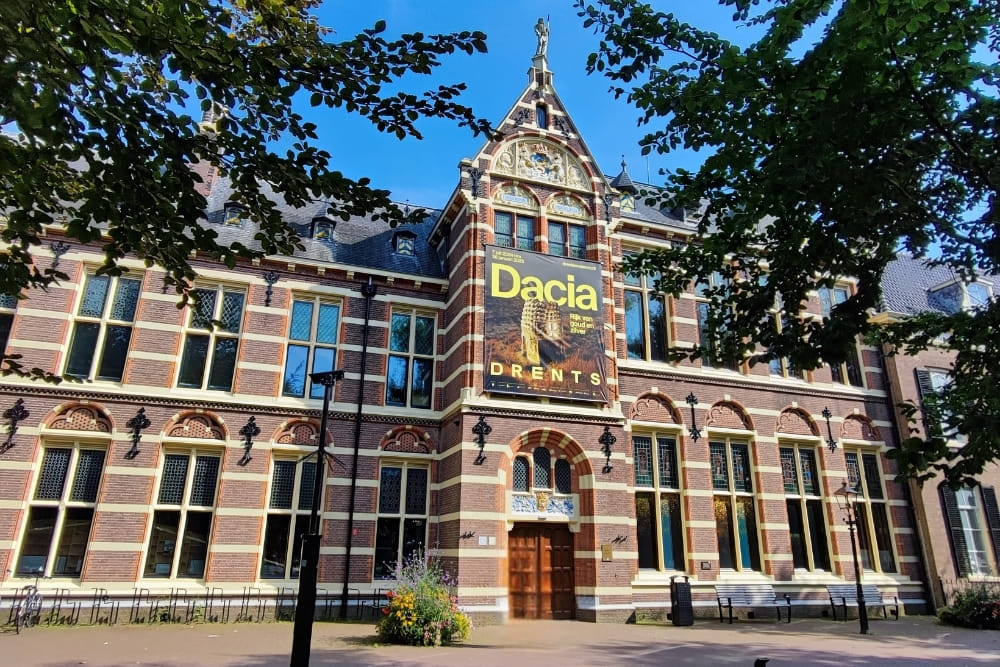 Street view of Drents Museum along the route of the outdoor escape game City Detective.