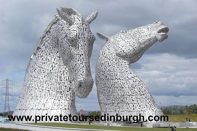 the Kelpies , Falkirk tours from Private tours Edinburgh 07305-294773
