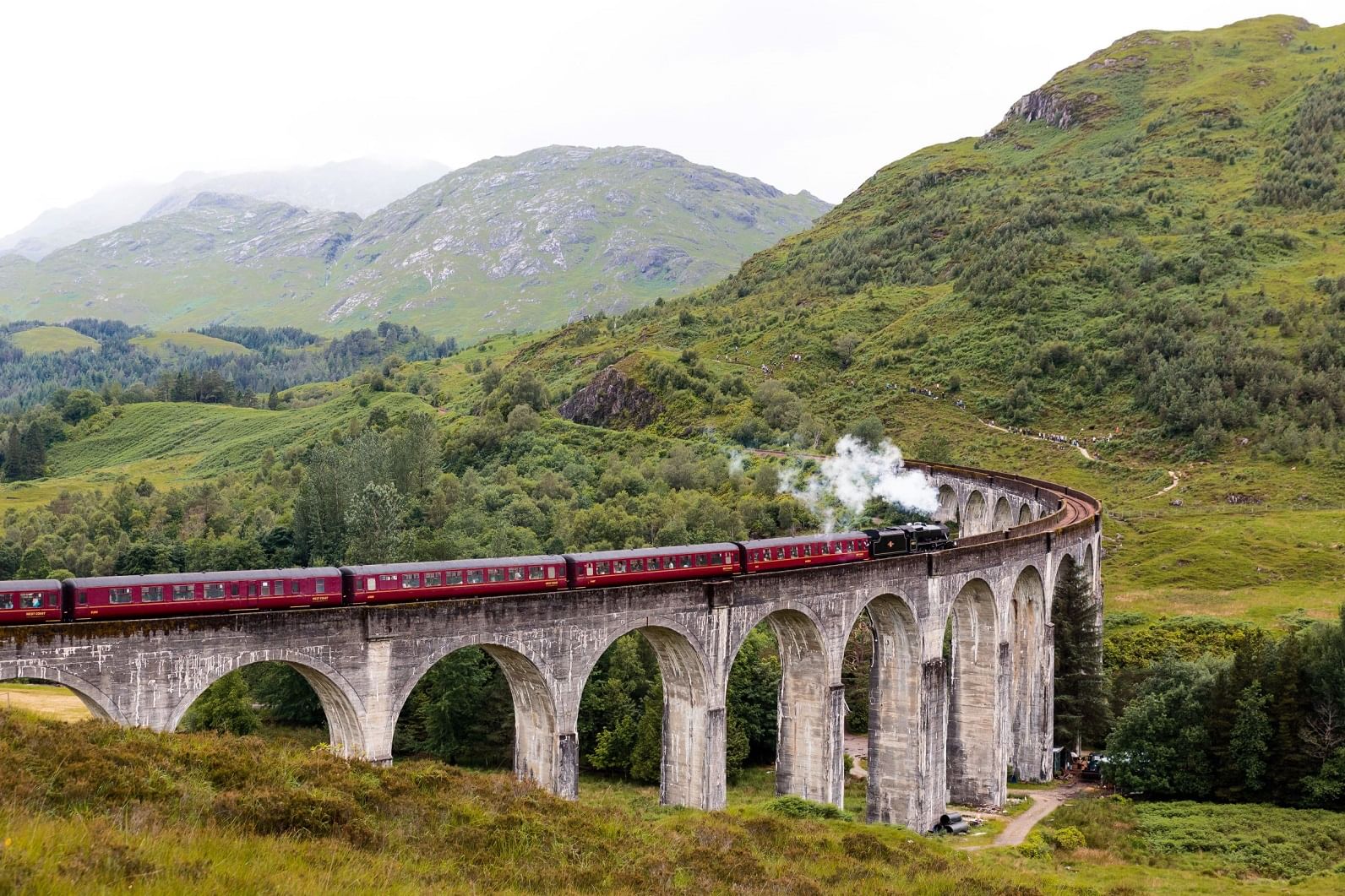 Jacobite Steam Train & Scottish Highlands with an Edinburgh departure