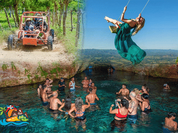 Punta Cana: Tour en Buggies con Cenote y Montana Redonda