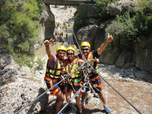 Rafting at Koprulu Canyon with Zipline Incl. Lunch f/Belek