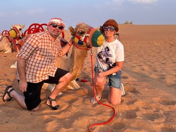 Short Desert Tour with Quad Bike Camel Ride Sandboard & Sunset