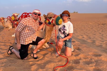 Private Desert Safari: Camel Ride, Sandboarding & BBQ Dinner in Dubai