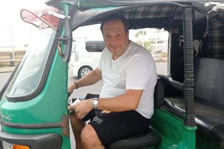 Tuk Tuk Tours From Colombo Port Passenger Terminal to the City.