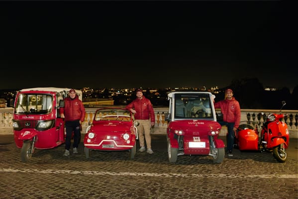 Golf Cart Tour: Florence by Night in a Flash