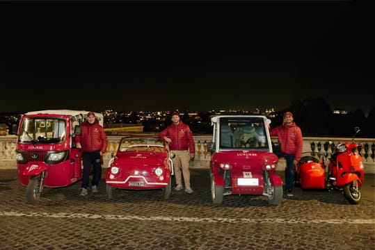 Golf Cart Tour: Florence by Night in a Flash